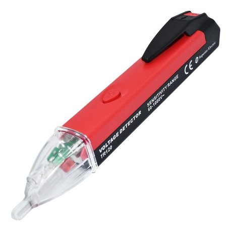 Superior Electric No-Contact Voltage Tester with LED Flashlight 120V TR120